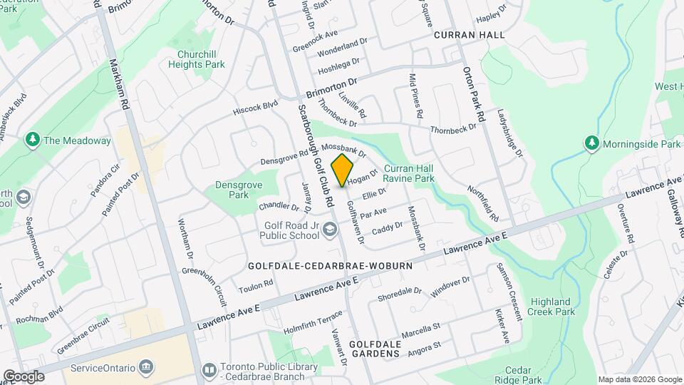 86 Golfhaven Dr Map and Location Details