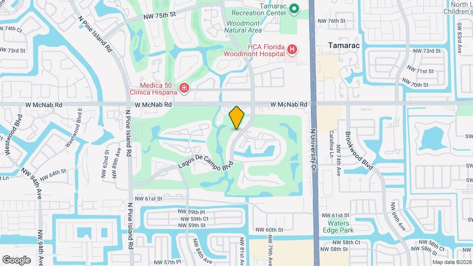 8043 Lagos De Campo Blvd Map and Location Details