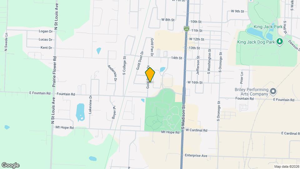 1519 Gold Stream Dr Map and Location Details