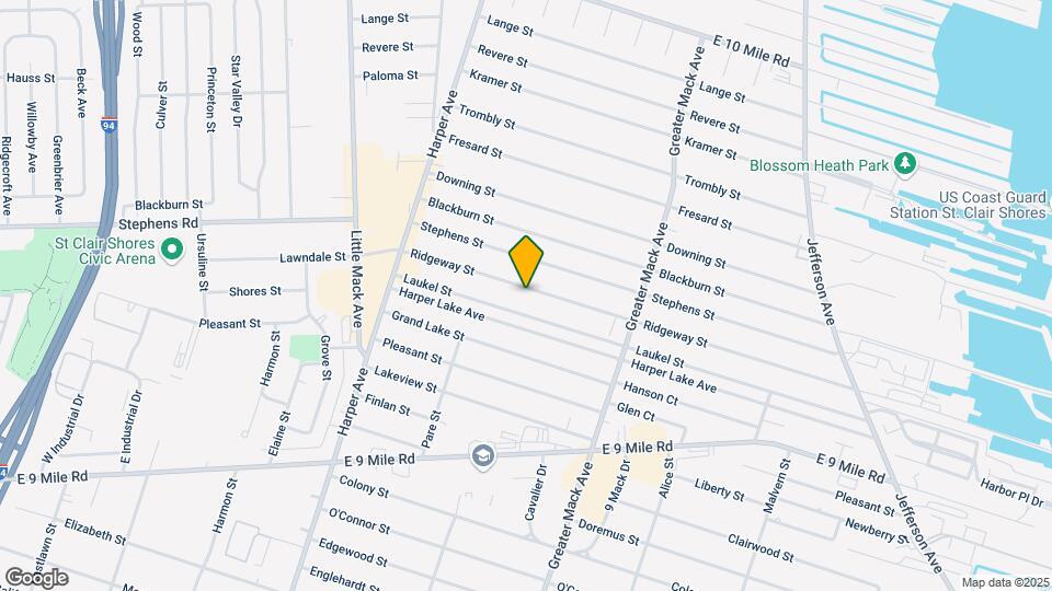 21902 Ridgeway St Map and Location Details