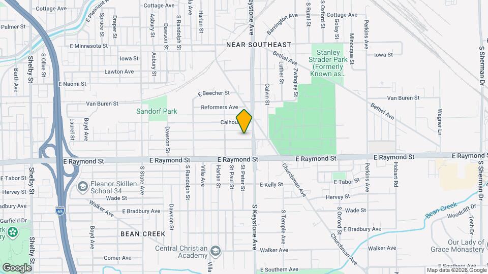 2342 E Legrande Ave Map and Location Details