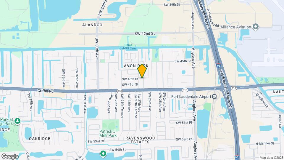 4681 SW 26th Terrace Map and Location Details