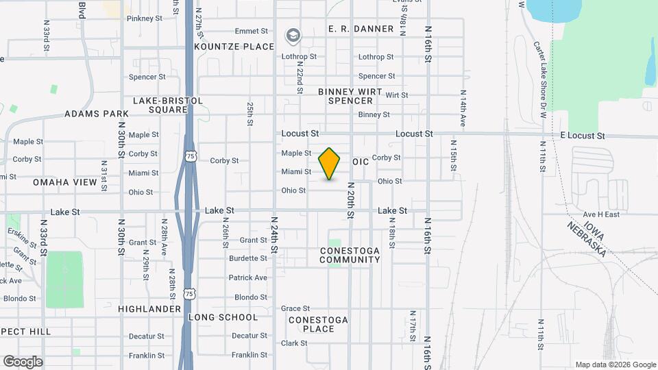 2100 Ohio St Map and Location Details