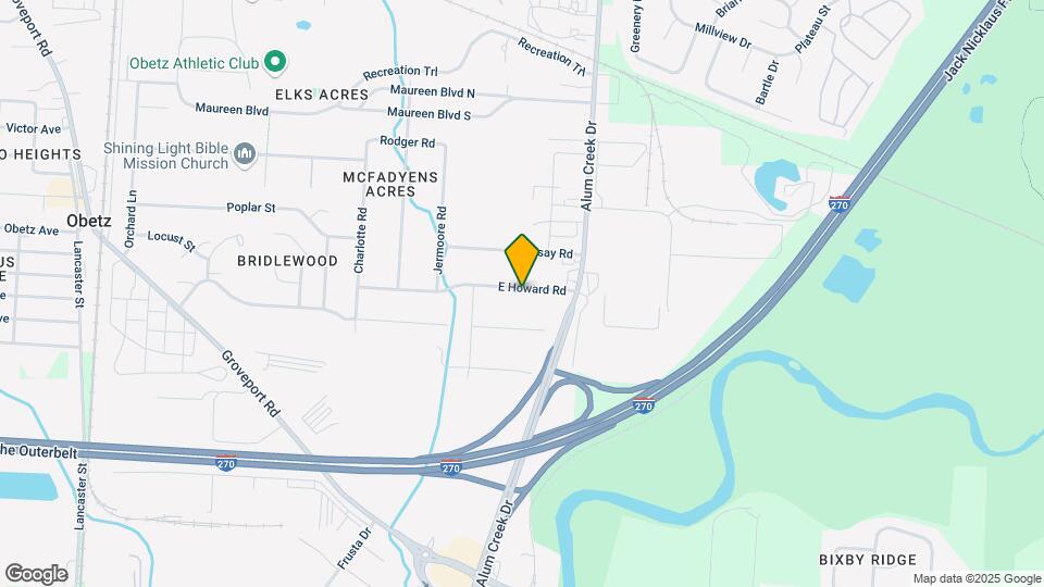 2493 E Howard Rd Map and Location Details