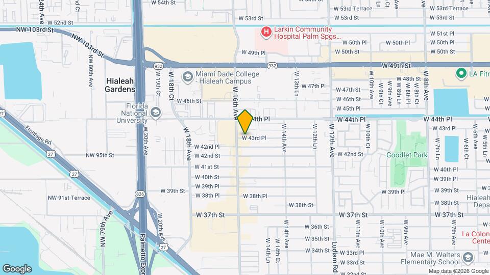 1551 W 43rd Pl Mapa y Detalles de la Ubicación