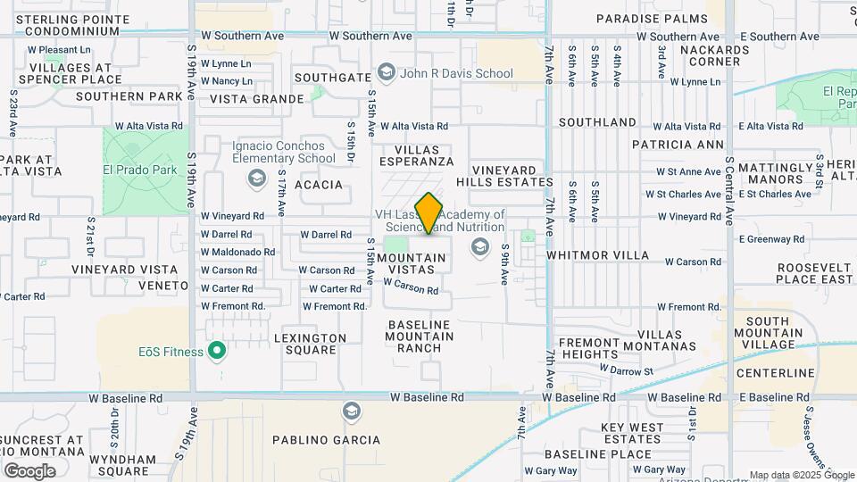 1213 W Darrel Rd Map and Location Details