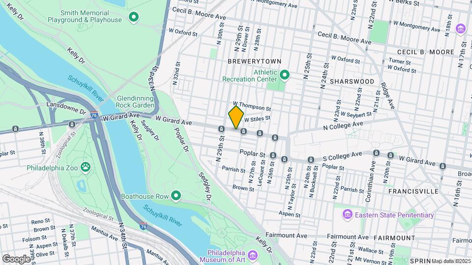 2812 W Girard Ave Map and Location Details
