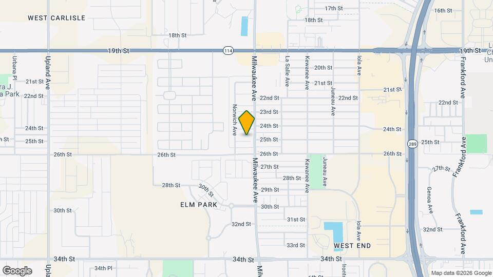 6506 25th St Map and Location Details