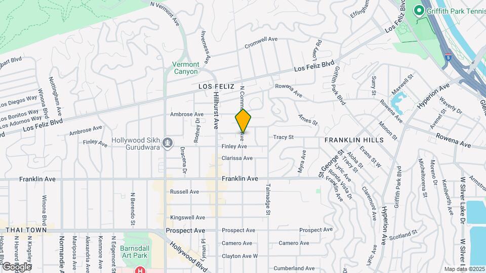 2028 N Commonwealth Ave Mapa y Detalles de la Ubicación