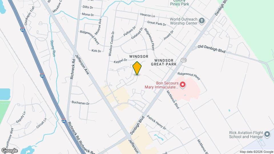 1515 Monterrey Pl Map and Location Details