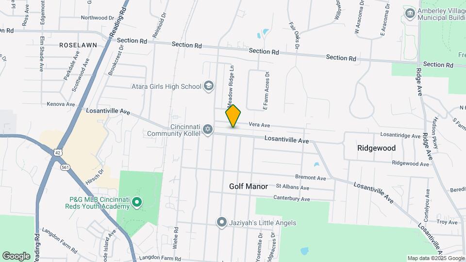 2340 Losantiville Ave, Unit 1 Map and Location Details