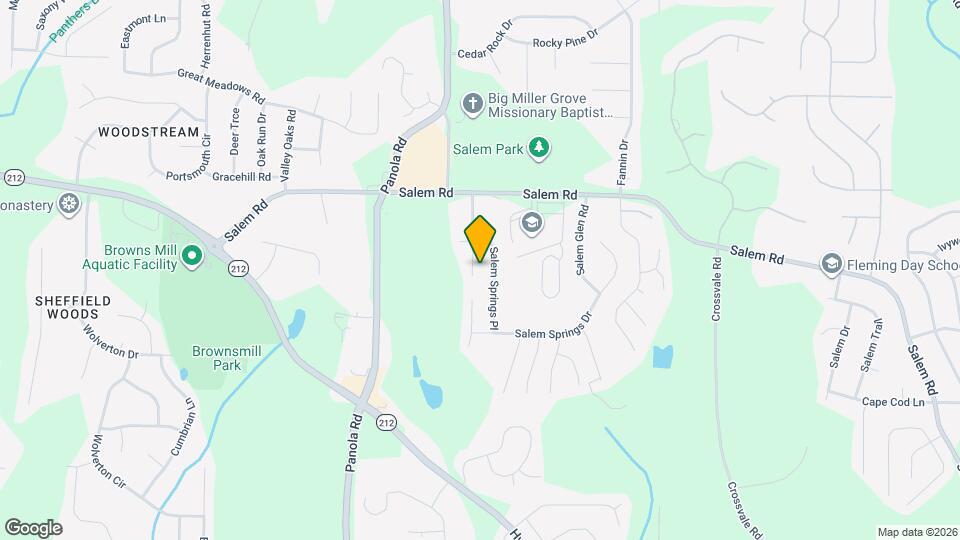 3624 Salem Hills Dr Mapa y Detalles de la Ubicación