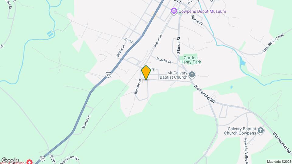 168 Old Pacolet Rd Map and Location Details