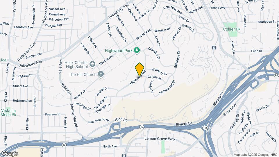 7815 Highwood Ave Map and Location Details