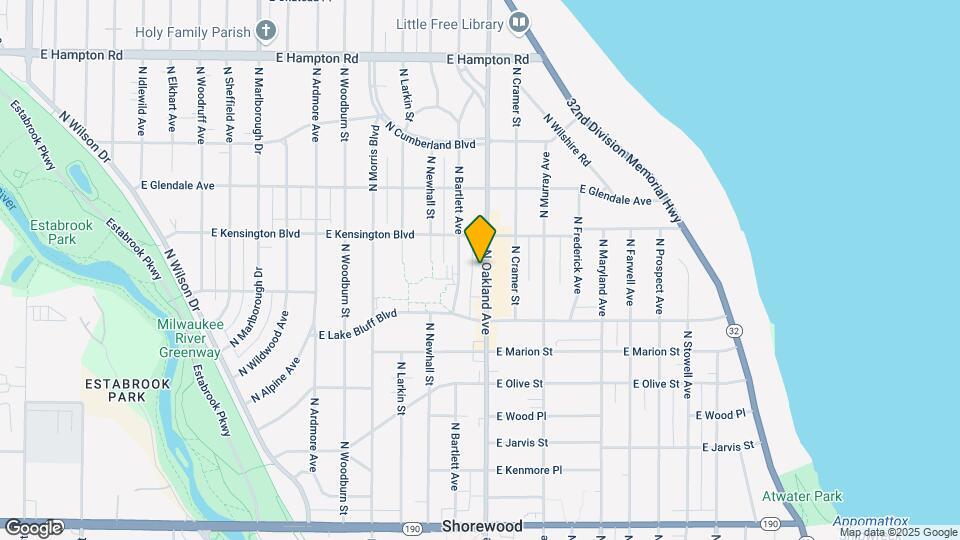 Shorewood Map and Location Details