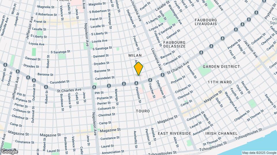 1636 Amelia St Map and Location Details