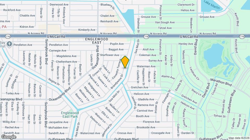 7116 Brandywine Dr Map and Location Details