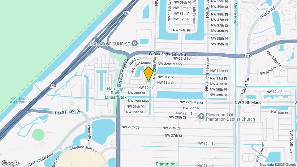 3100 NW 122nd Ave Map and Location Details