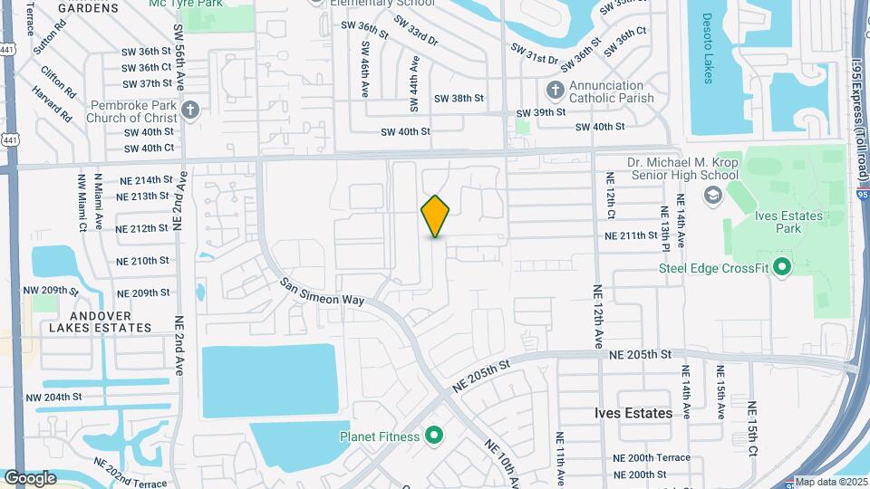 21059 NE 8th Ave, Unit 0 Map and Location Details