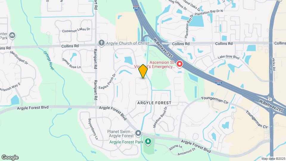 8112 Coralberry Ln Mapa y Detalles de la Ubicación