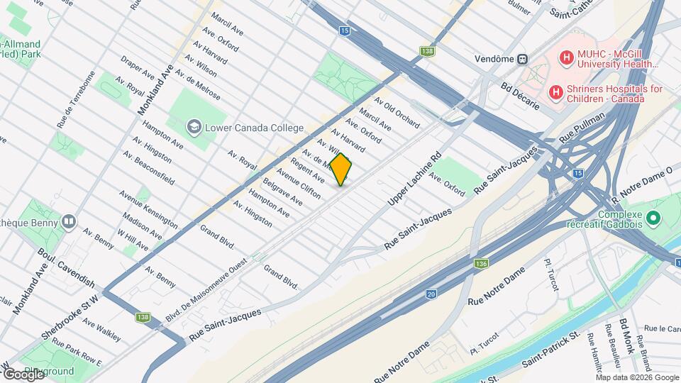 5775 Maisonneuve Blvd W Map and Location Details