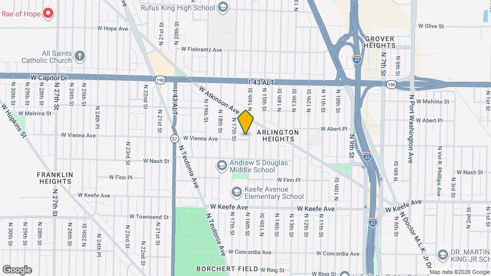 1606 W Vienna Ave, Unit Vienna Map and Location Details