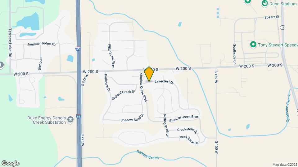 2265 Lakecrest Dr Map and Location Details