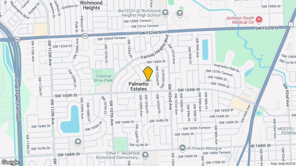 15825 SW 103rd Pl Map and Location Details