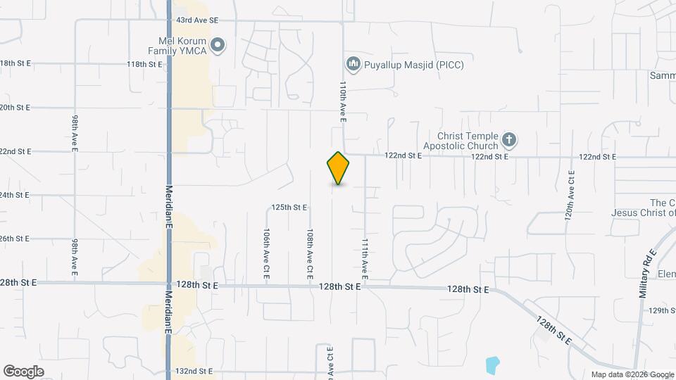 12317 109th Ave Ct E Mapa y Detalles de la Ubicación