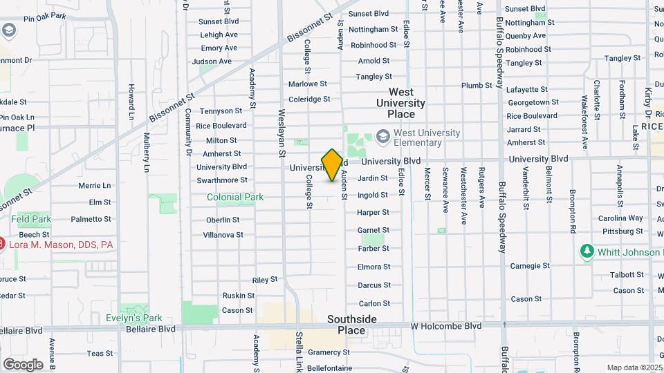 3805 Swarthmore St Map and Location Details