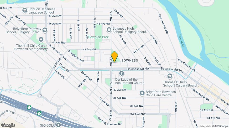 7727 41 Av NW Map and Location Details
