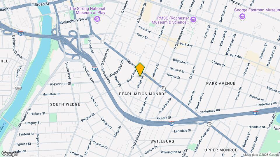 395 Meigs St, Unit 1 Downstairs Map and Location Details
