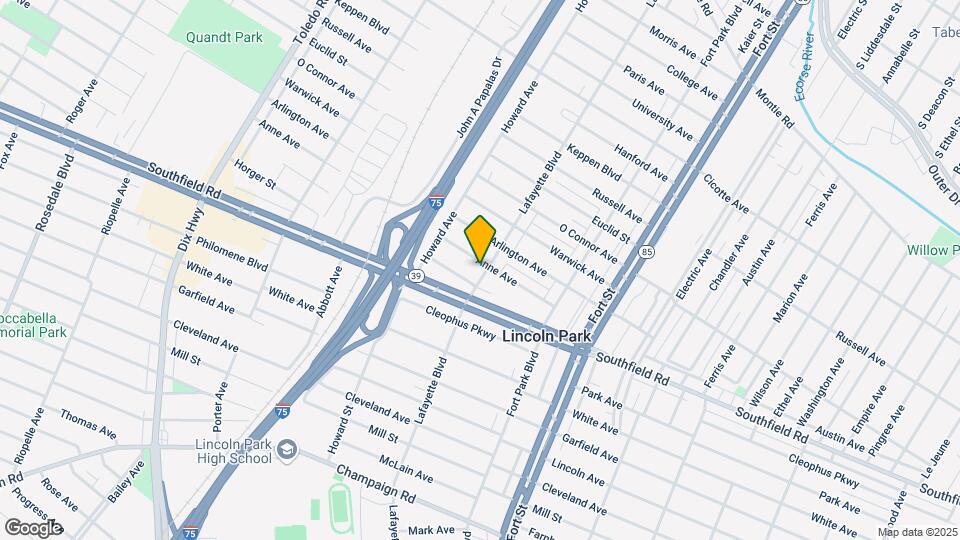 1762 Lafayette Blvd Mapa y Detalles de la Ubicación