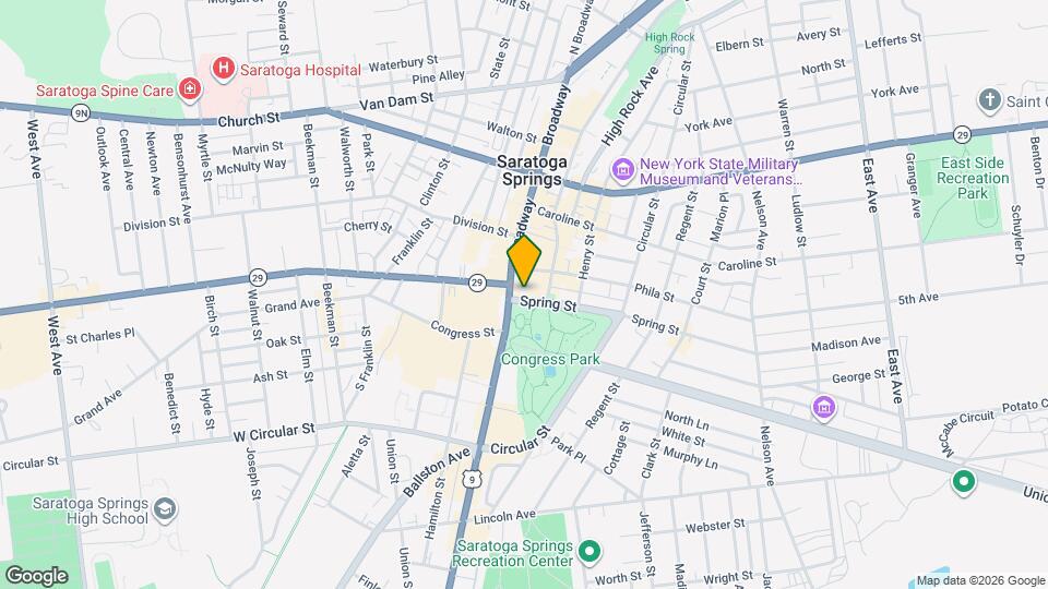 5 Spring St Map and Location Details