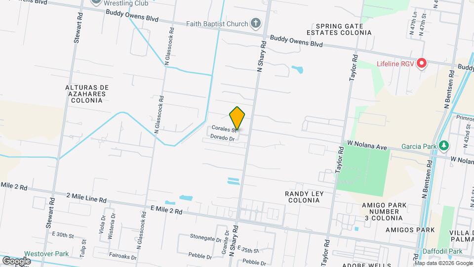 2326 Corales St Map and Location Details