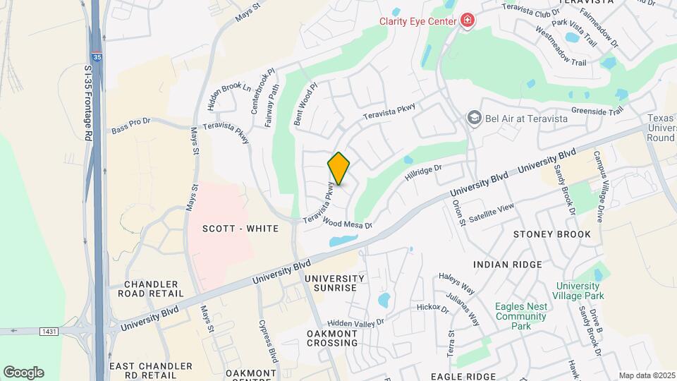 803 Meadow Bluff Ct Map and Location Details