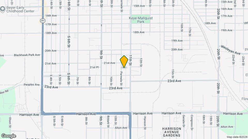 2226 Parmele St Map and Location Details