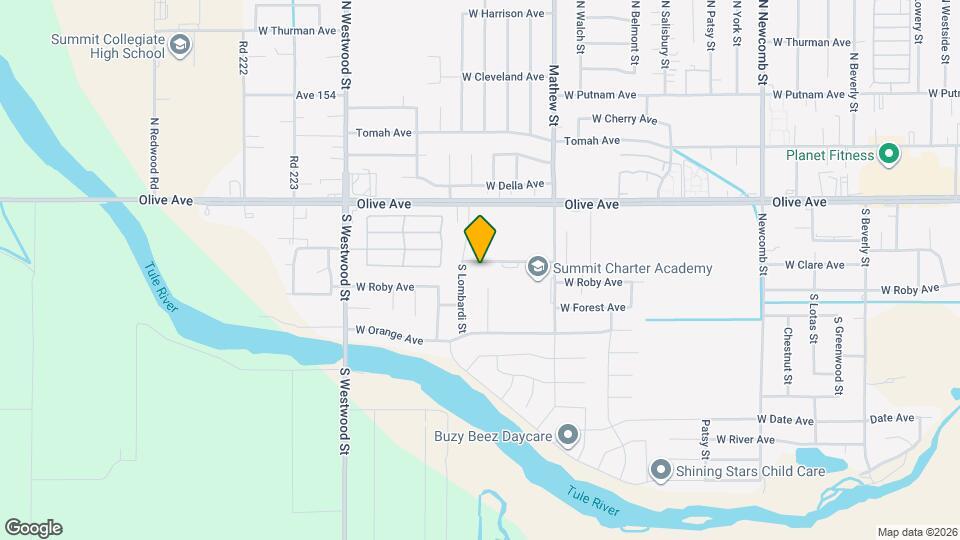 2153 W Clare Ave Map and Location Details