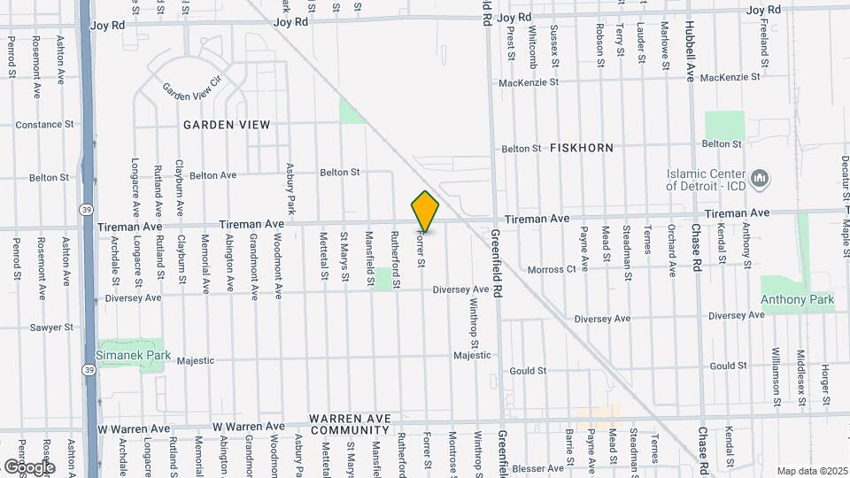 7822 Forrer St Mapa y Detalles de la Ubicación