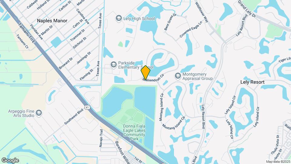 8862 Shenendoah Cir Map and Location Details