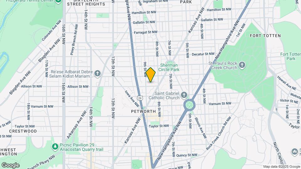 827 Allison St NW Map and Location Details