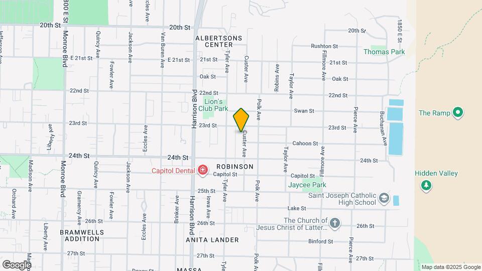 2327 Custer Ave Map and Location Details