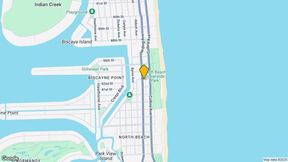 8233 Harding Ave Map and Location Details