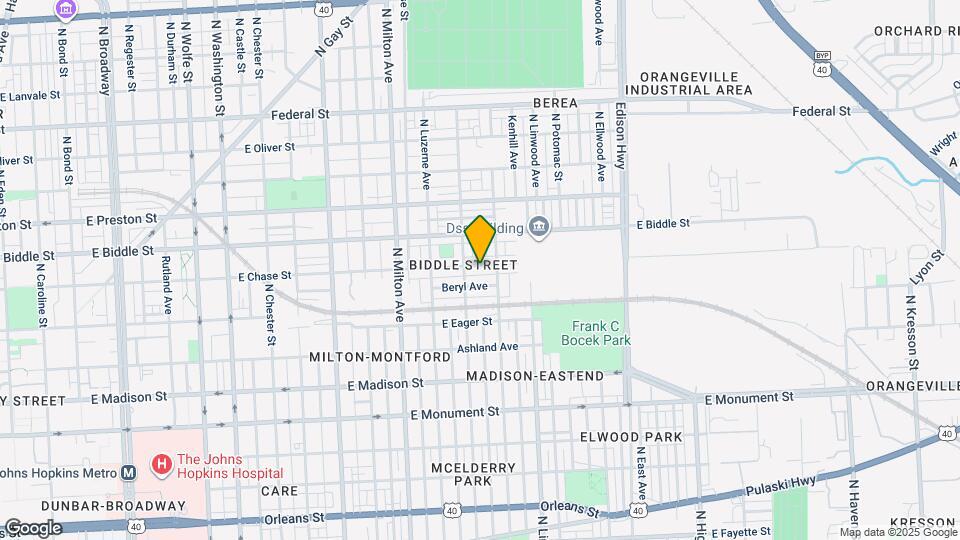 2721 E Chase St Map and Location Details