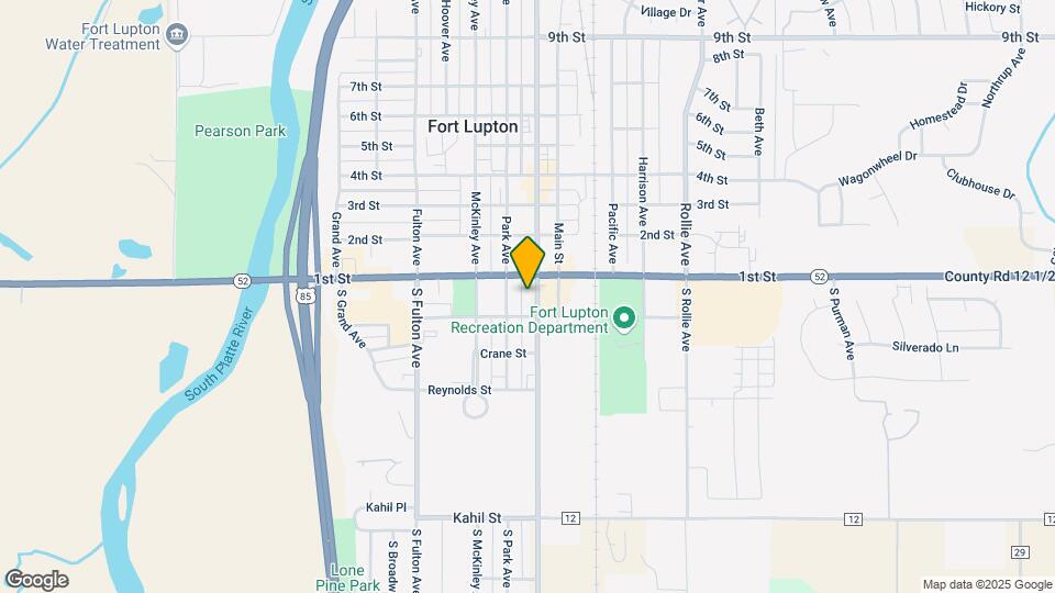 125 S Denver Ave Map and Location Details