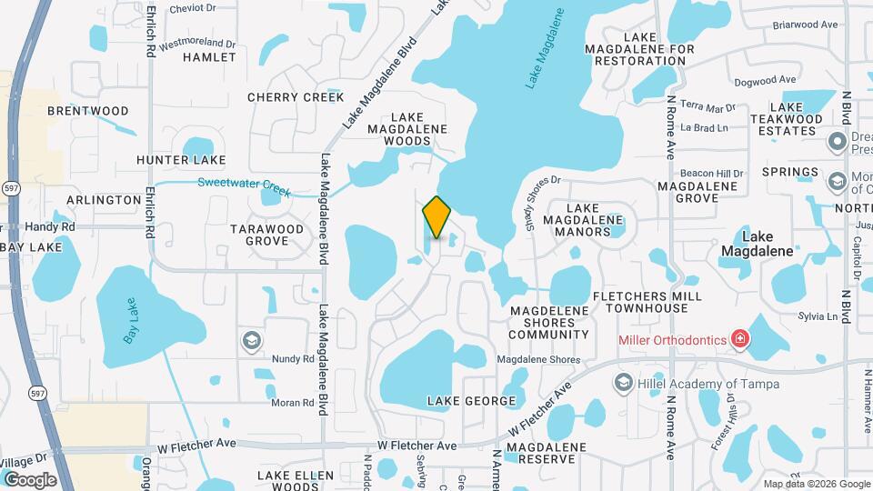 13690 Orange Sunset Dr Map and Location Details