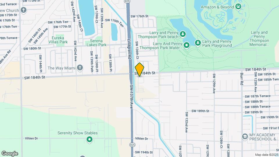 13624 SW 184th Ter Map and Location Details
