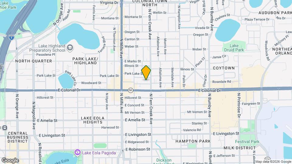 1513 Woodward St Map and Location Details