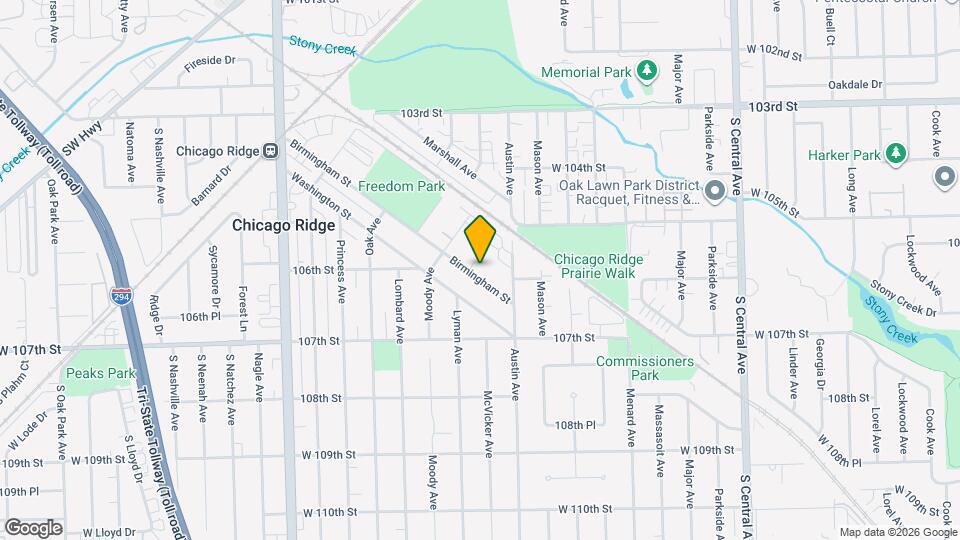 6024 Birmingham St Map and Location Details