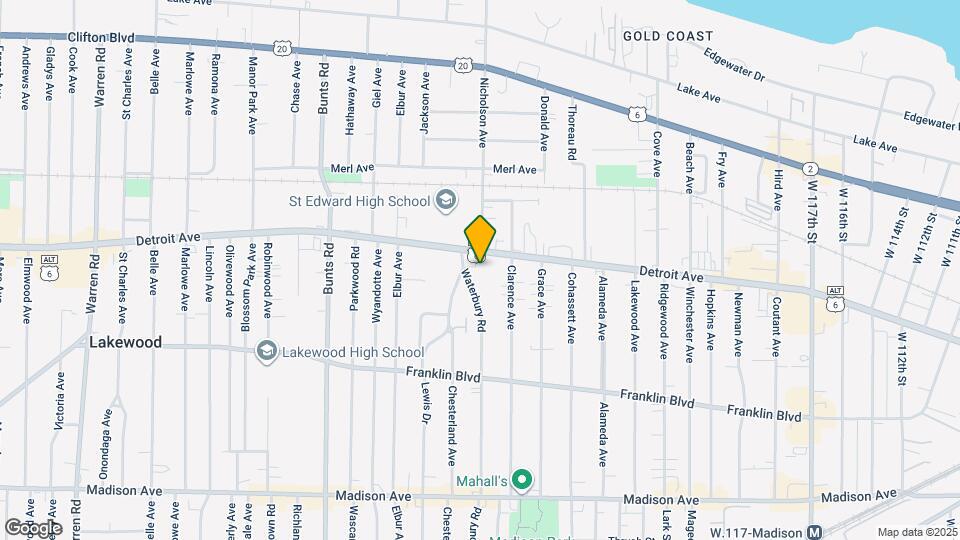 1425 Waterbury Rd Map and Location Details